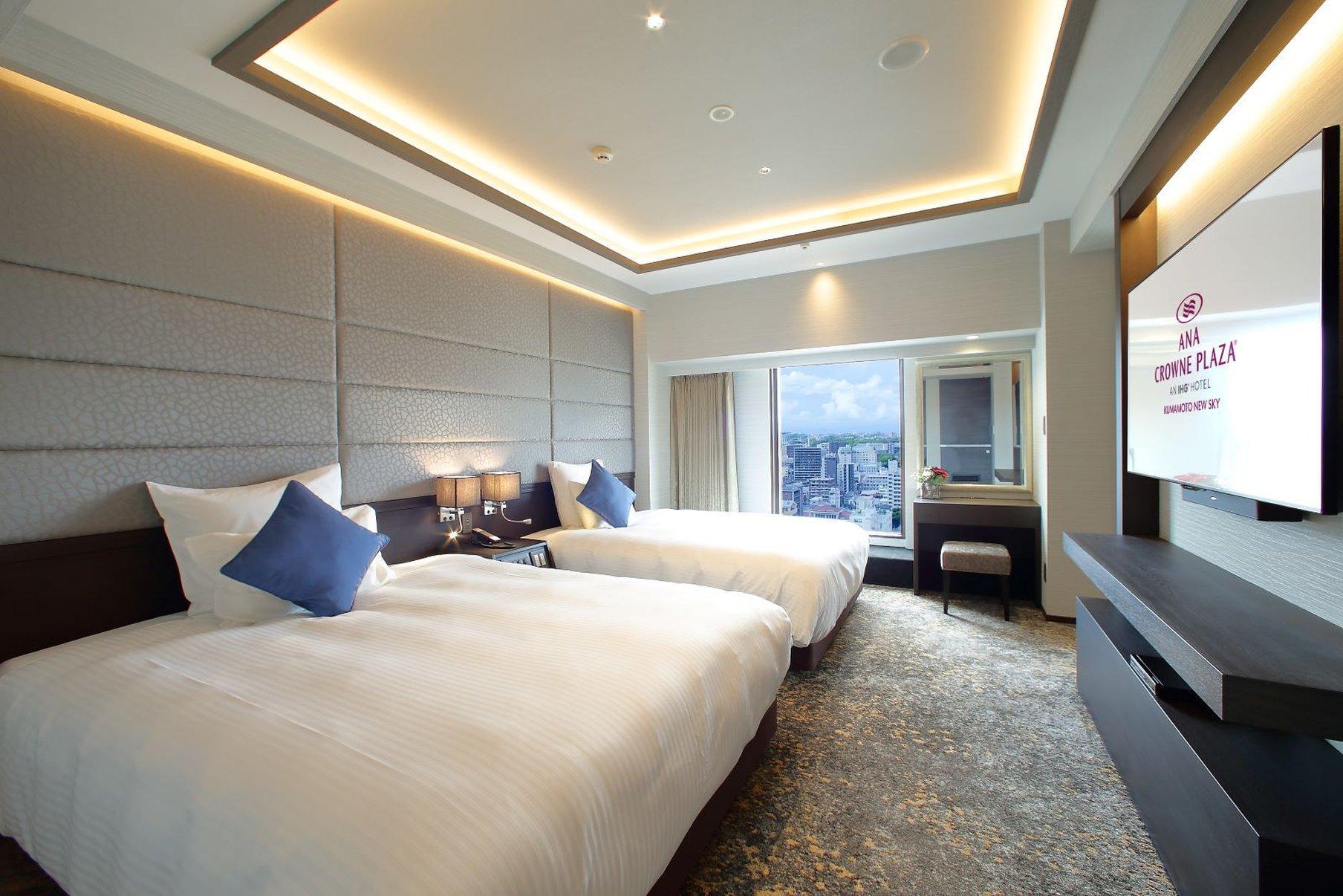 เอเอ็นเอ คราวน์ พลาซา คุมะโมะโตะ นิว สกาย Hotel คุมาโมโตะ ภายนอก รูปภาพ