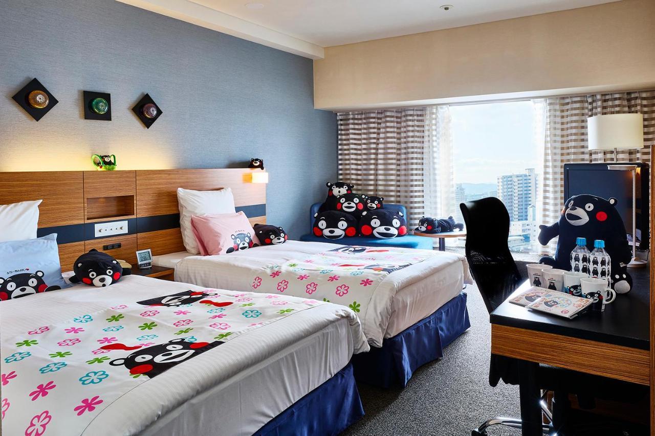 เอเอ็นเอ คราวน์ พลาซา คุมะโมะโตะ นิว สกาย Hotel คุมาโมโตะ ภายนอก รูปภาพ